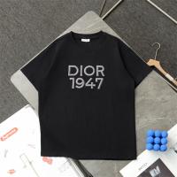 DIOR スーパーコピー Ｔシャツ 刺繡 ロゴ カジュアル クールネック ユニセックス ディオール