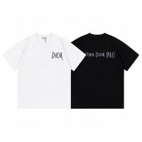 ディオール 偽物 Ｔシャツ 刺繡 ロゴ レトロ感 純綿生地 ユニセックス 2色 DIOR