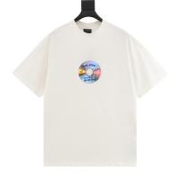 バレンタインデーコラボ新作 BALENCIAGA 偽物 Ｔシャツ CD 柄 プリント レトロ感 コットン バレンシアガ