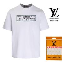 ルイヴィトン コピー Ｔシャツ ロゴ プリント 純綿生地 3色 ユニセックス LOUIS VUITTON