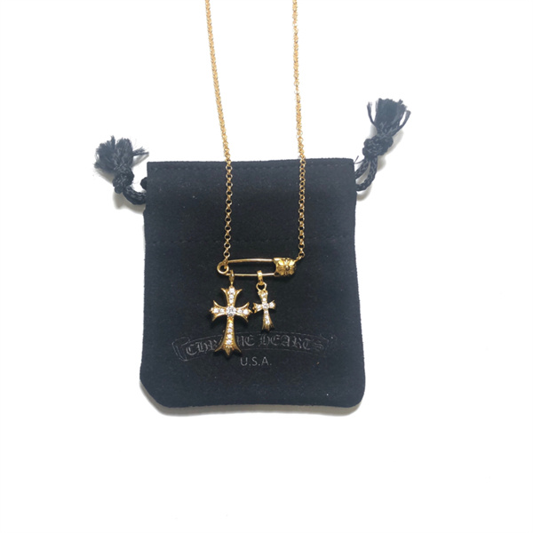 クロムハーツ コピー ネックレス 22KGP スマート クロス チャームネックレス CHROME HEARTS
