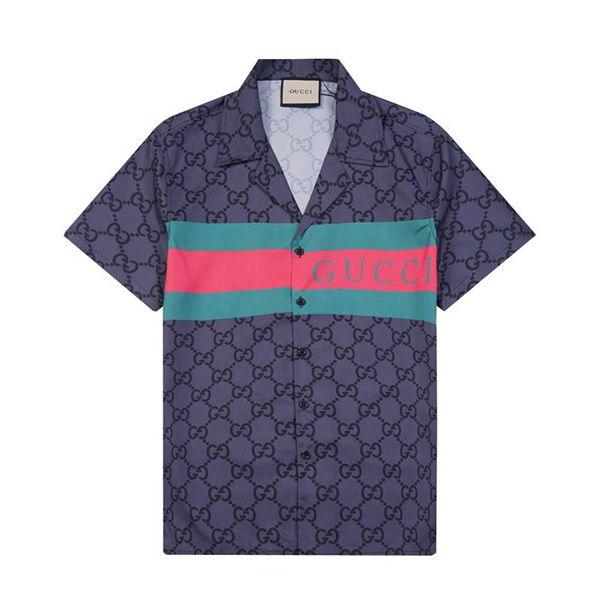 GUCCI コピー セットアップ グッチ モノグラム 定番 ロゴ プリント 半袖 ハーフパンツ