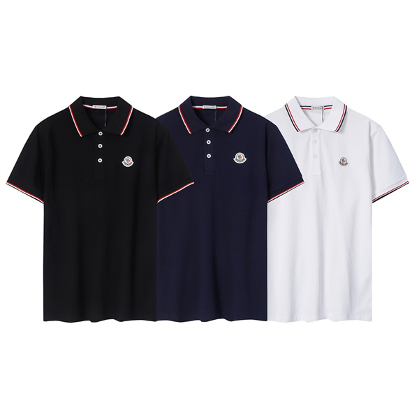 モンクレール スーパーコピー ポロシャツ ワッペン 3色 MONCLER