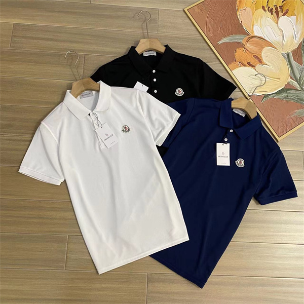 モンクレール コピー ポロシャツ ワッペン カジュアル MONCLER