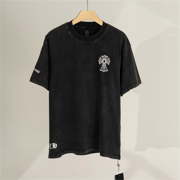 CHROME HEARTS コピー Tシャツ ラインストーン グラデーション クロムハーツ