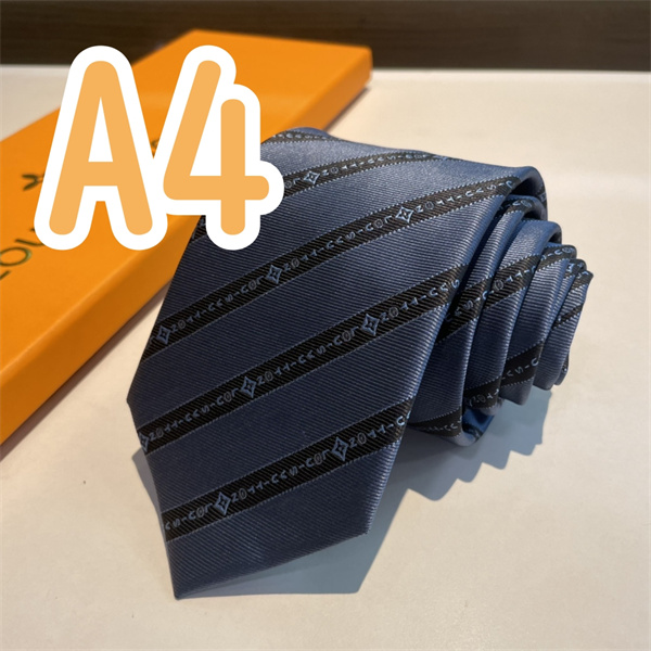 LOUIS VUITTON コピー ネクタイ 4色 100%シルク エレガント ロゴ ジャカード ルイヴィトン