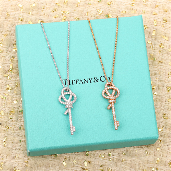 Tiffany&Co コピー ネックレス ウォーブンキー キー ダイヤモンド ティファニー 