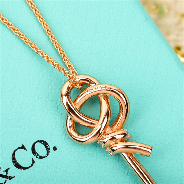 Tiffany&Co コピー ネックレス ウォーブンキー キー ダイヤモンド ティファニー 
