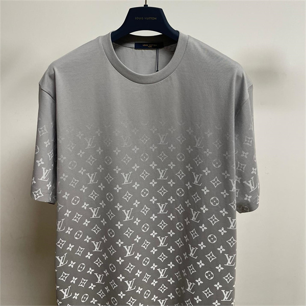  1A8HKN LOUIS VUITTON コピー Ｔシャツ ロゴ モノグラム グラデーション ユニセックス ルイヴィトン