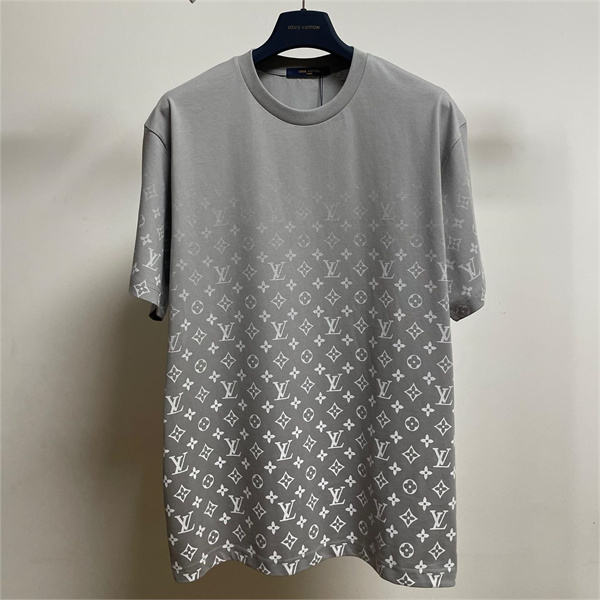  1A8HKN LOUIS VUITTON コピー Ｔシャツ ロゴ モノグラム グラデーション ユニセックス ルイヴィトン