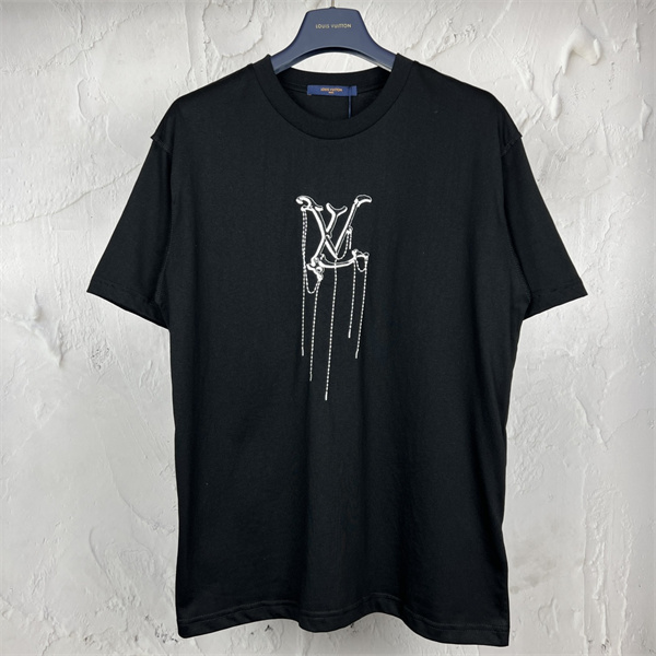 1A5VER LOUIS VUITTON コピー Ｔシャツ PENDANT 刺繍 ロゴ 100%コットン ルイヴィトン
