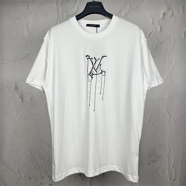 1A5VER LOUIS VUITTON コピー Ｔシャツ PENDANT 刺繍 ロゴ 100%コットン ルイヴィトン