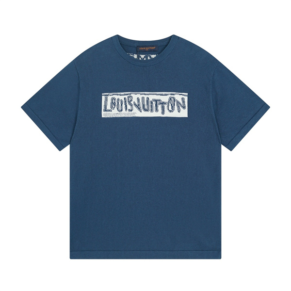 LOUIS VUITTON スーパーコピー Tシャツ ジャカード 半袖 クルー ルイヴィトン