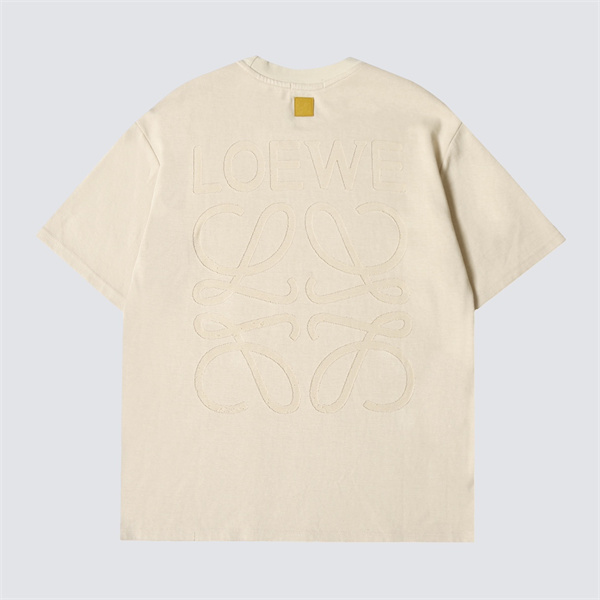 LOEWE コピー Tシャツ 立体 大きい ロゴ アナグラム 3色 ロエベ