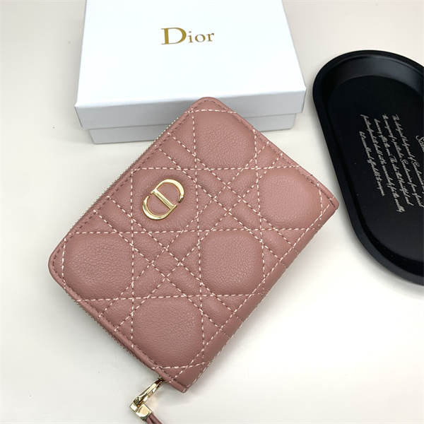 DIOR コピー 財布 牛革 多機能型 カロ CDロゴ 飾り ミニ 可愛い レディース 小さい ディオール