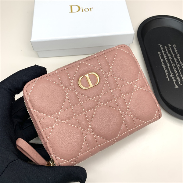 DIOR コピー 財布 牛革 多機能型 カロ CDロゴ 飾り ミニ 可愛い レディース 小さい ディオール