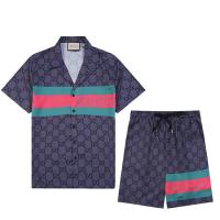 GUCCI コピー セットアップ グッチ モノグラム 定番 ロゴ プリント 半袖 ハーフパンツ