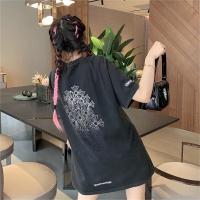 CHROME HEARTS コピー Tシャツ ラインストーン グラデーション クロムハーツ