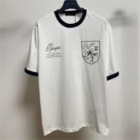 LOUIS VUITTON スーパーコピー Ｔシャツ ヤシ 海の貝殻 純綿素材 ロゴ プリント ルイヴィトン