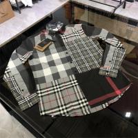 バーバリー スーパーコピー シャツ パネルデザイン メンズ チェック柄 BURBERRY
