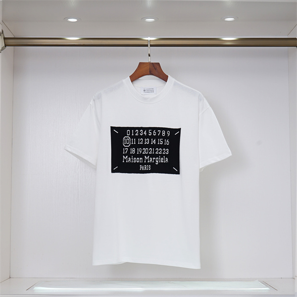 Maison Margiela コピー Ｔシャツ カレンダーロゴ 刺繍 2色 サイズ  メゾン マルジェラ