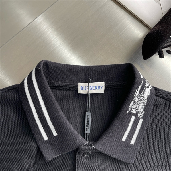 バーバリー スーパーコピー ポロシャツ 刺繡ロゴ 馬術騎士 100%コットン BURBERRY