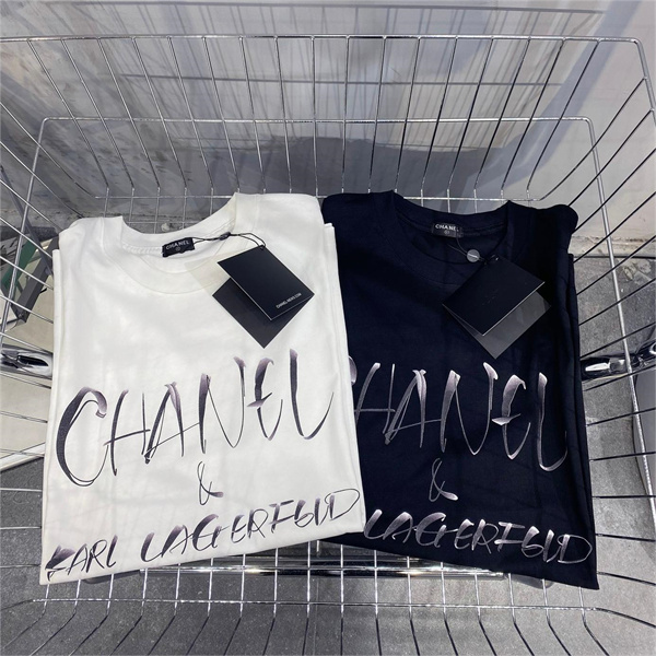 CHANEL スーパーコピー Ｔシャツ オーバーサイズ 落書きロゴ サイン 独特なスタイル ユニセックス シャネル