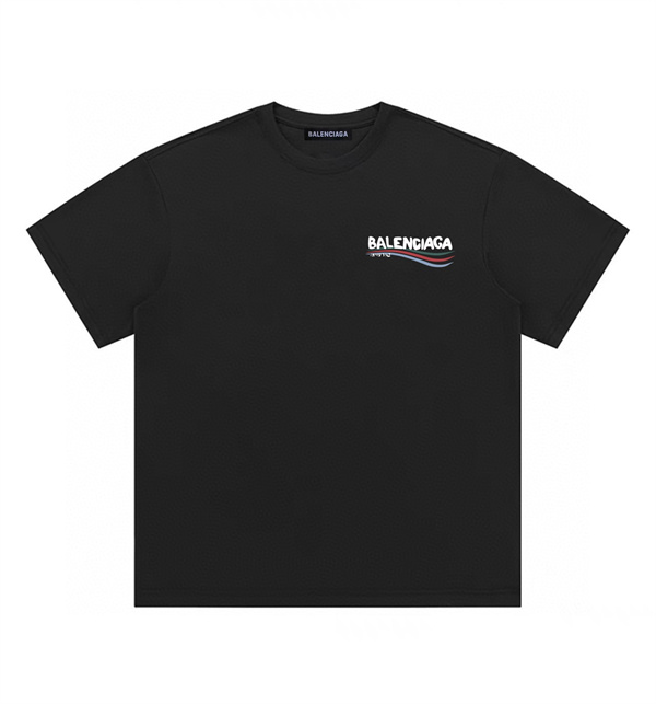 BALENCIAGA コピー Ｔシャツ エッフェル塔 キャンペーン ロゴ プリント バレンシアガ