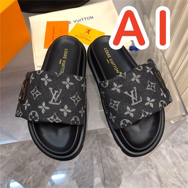 【1ACJ0A】LOUIS VUITTON 偽物 サンダル Pool Pillow Flat Comfort Mule  ルイヴィトン