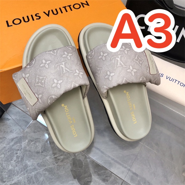 【1ACJ0A】LOUIS VUITTON 偽物 サンダル Pool Pillow Flat Comfort Mule  ルイヴィトン