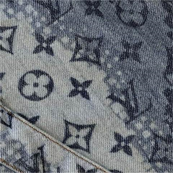 【1AFAVH】LOUIS VUITTON スーパーコピー ジャケット 半袖 デニム モノグラム タイタイ柄 ルイヴィトン
