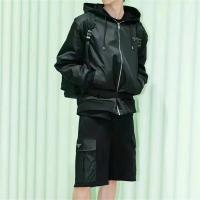 PRADA コピー ハーフパンツ コットン ナイロン Re-Nylon カジュアル ポケット プラダ
