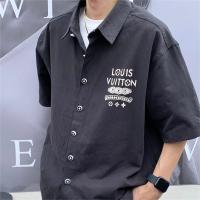 クロムハーツｘLOUIS VUITTON スーパーコピー シャツ コラボ ゆったり ロゴ プリント ルイヴィトン