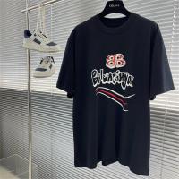 BALENCIAGA コピー Ｔシャツ レザー ロゴ 立体感 100%コットン ユニセックス バレンシアガ