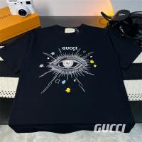 GUCCI スーパーコピー Tシャツ 悪魔の目 ロゴ プリント 100%コットン ユニセックス ゆったり