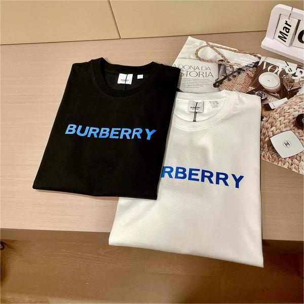 2024コレクション バーバリー スーパーコピー Tシャツ 英字ロゴ プリント BURBERRY ミニマリズム
