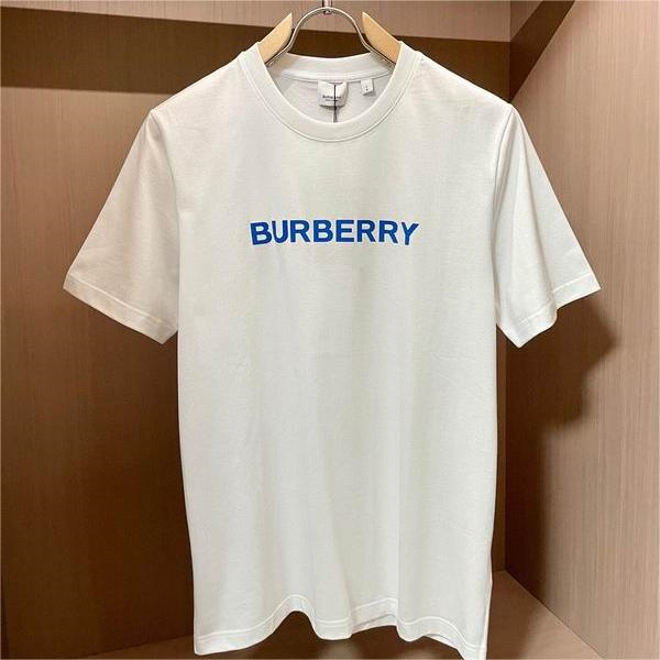 2024コレクション バーバリー スーパーコピー Tシャツ 英字ロゴ プリント BURBERRY ミニマリズム