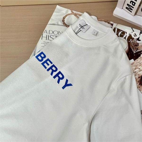 2024コレクション バーバリー スーパーコピー Tシャツ 英字ロゴ プリント BURBERRY ミニマリズム