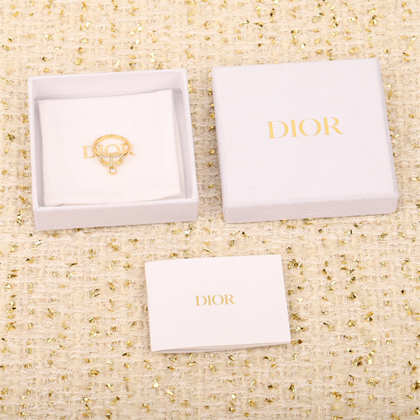 DIOR スーパーコピー リング PETIT CD シリーズ 指輪 クリスタル CDシグネチャー ディオール 