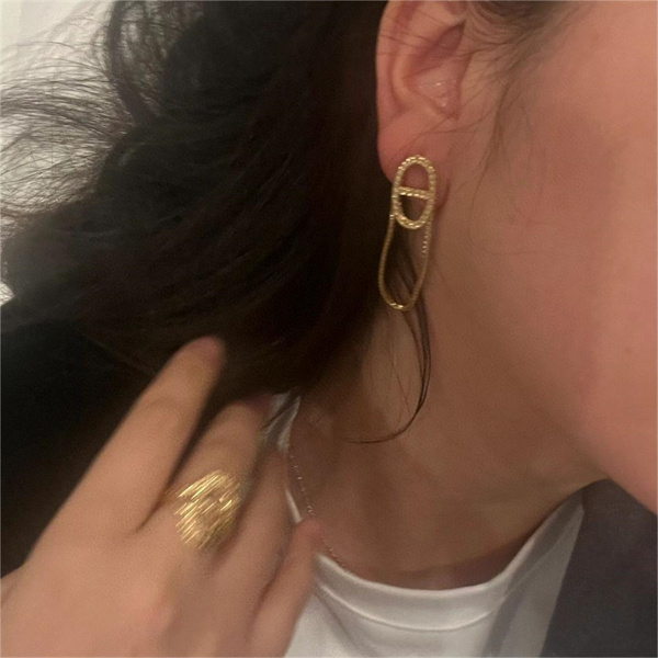 HERMES コピー ピアス シェーヌダンクル Chaine d'ancre Danae エルメス 定番