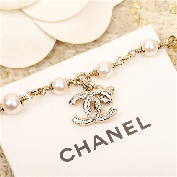 CHANEL スーパーコピー ブレスレット シルバー パール×フラワー 24SS新作 シャネル