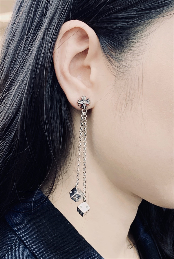 CHROME HEARTS コピー ピアス PLAIN HOOP Earring サイコロ クロムハーツ★★