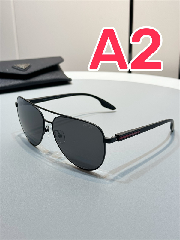 PRADA コピー サングラス Linea Rossa ロゴ PS52WS メンズ 2色 イエロー＆ブラック プラダ 