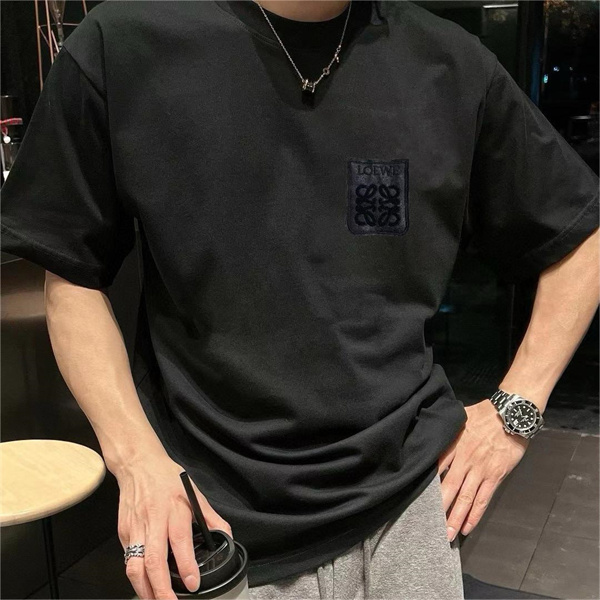 ロエベ スーパーコピー Tシャツ 純綿生地 オーバーサイズ 春用 夏用 ユニセックス LOEWE