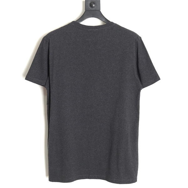 ロエベ スーパーコピー Tシャツ 通気性の良い 刺繡 ロゴ グレー ゆったり LOEWE