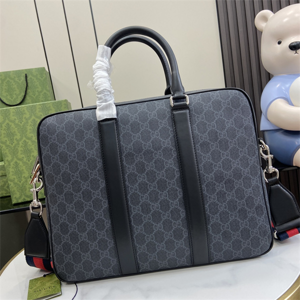 GUCCI スーパーコピー ビジネスバッグ GG ロゴ モノグラム柄 スプリーム生地 ブリーフケース グッチ