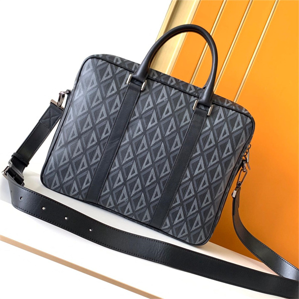 DIOR スーパーコピー ビジネスバッグ LINGOT シリーズ CDロゴ モノグラム柄 ブリーフケース ディオール