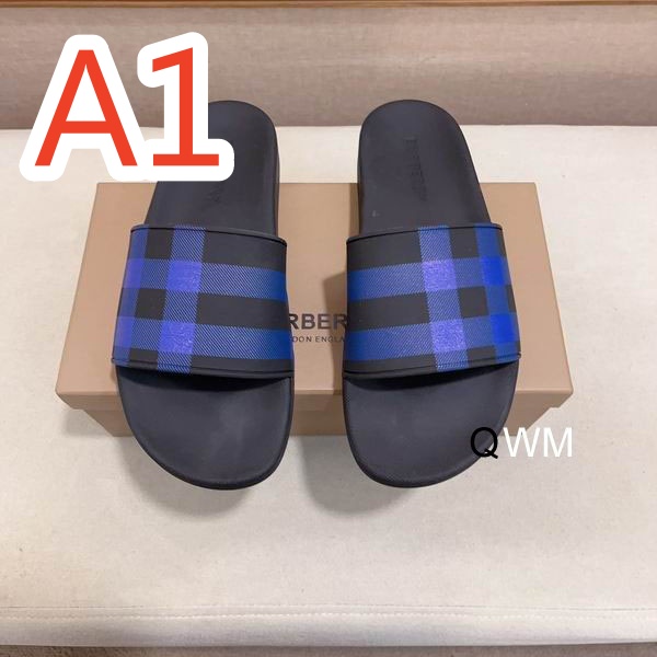 BURBERRY 偽物 サンダル チェック柄 エンボスロゴ エレガント クッション 防水 バーバリー