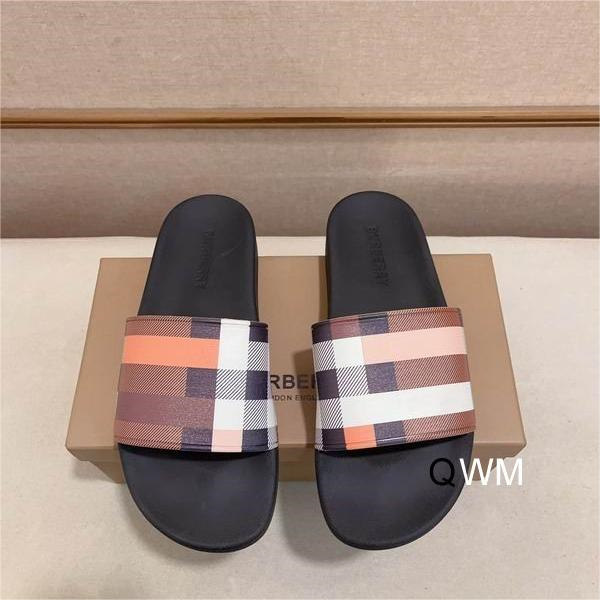バーバリー 偽物 サンダル カジュアル 耐久性 軽量 チェック柄 3色 定番 大人気 エンボスロゴ BURBERRY
