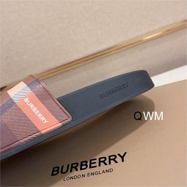 バーバリー 偽物 サンダル カジュアル 耐久性 軽量 チェック柄 3色 定番 大人気 エンボスロゴ BURBERRY